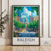 Raleigh Poster - North Carolina Wall Art