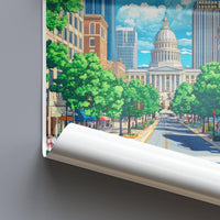 Raleigh Poster - North Carolina Wall Art