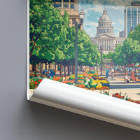 Raleigh Poster - North Carolina Wall Art