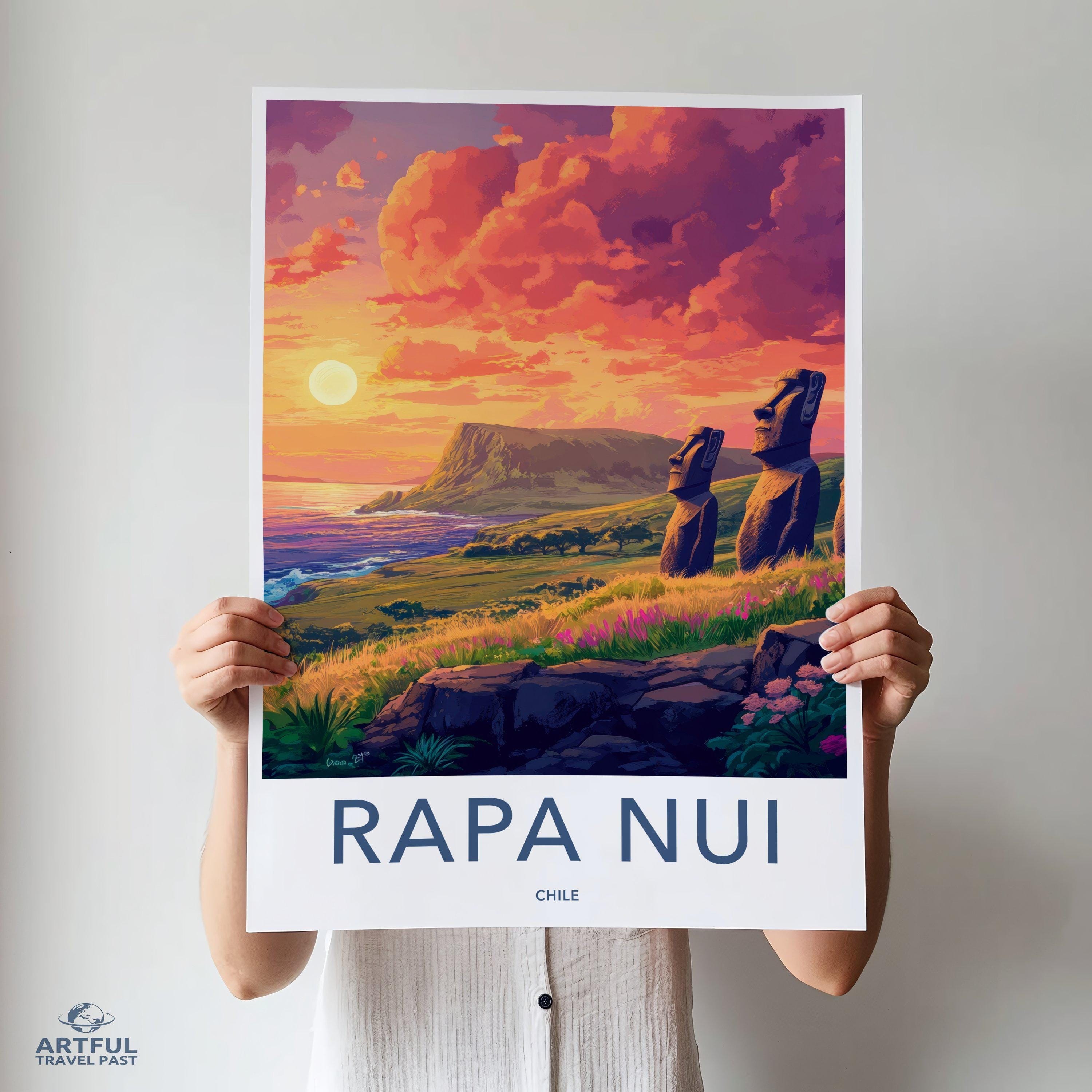 Rapa Nui Poster - Chile Wall Art