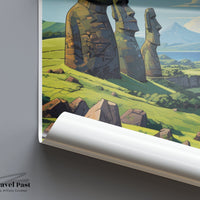 Rapa Nui Poster - Chile Wall Art