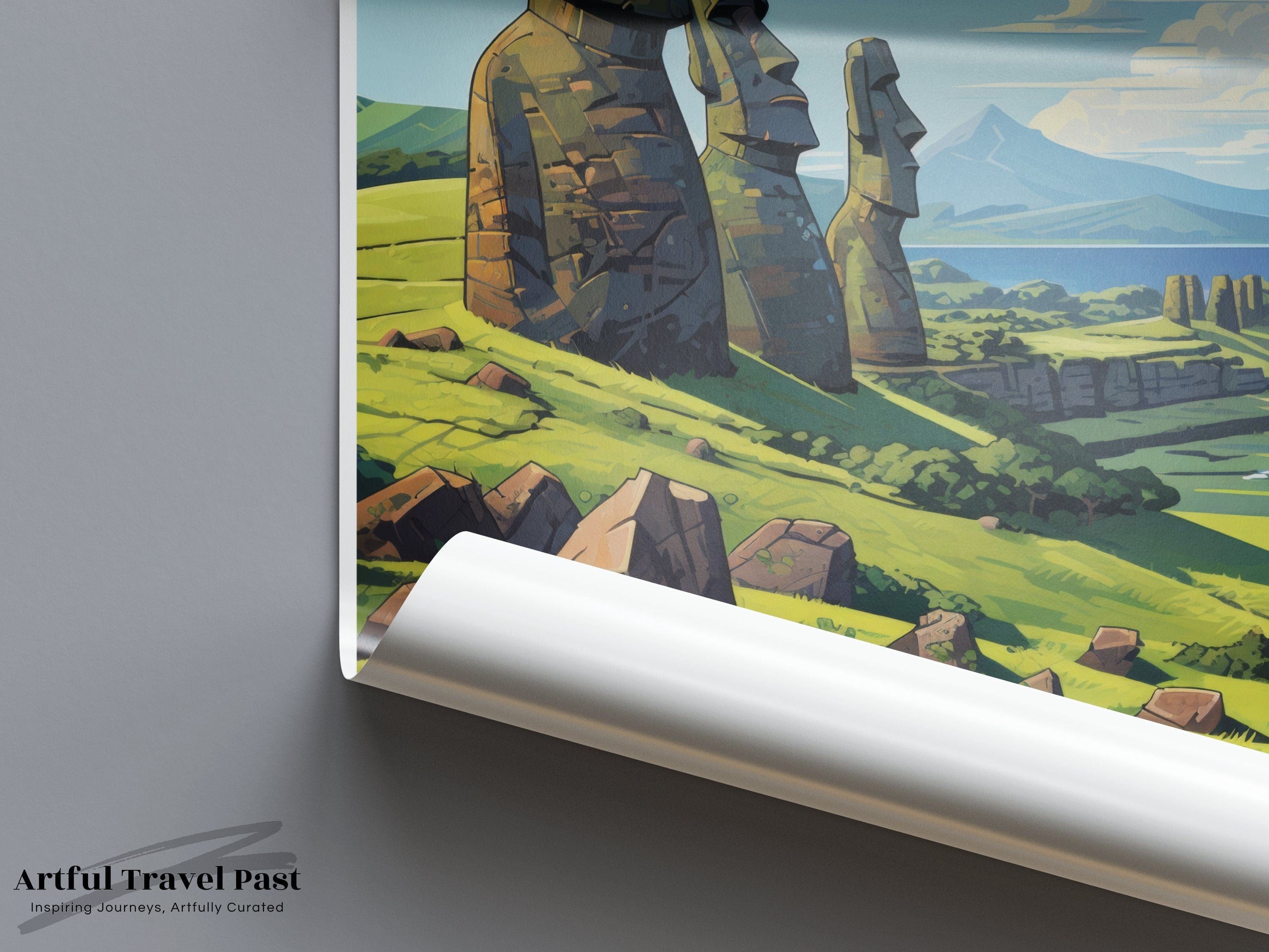 Rapa Nui Poster - Chile Wall Art