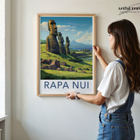 Rapa Nui Poster - Chile Wall Art