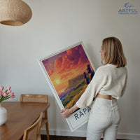 Rapa Nui Poster | Chile Wall Art | South America Decor