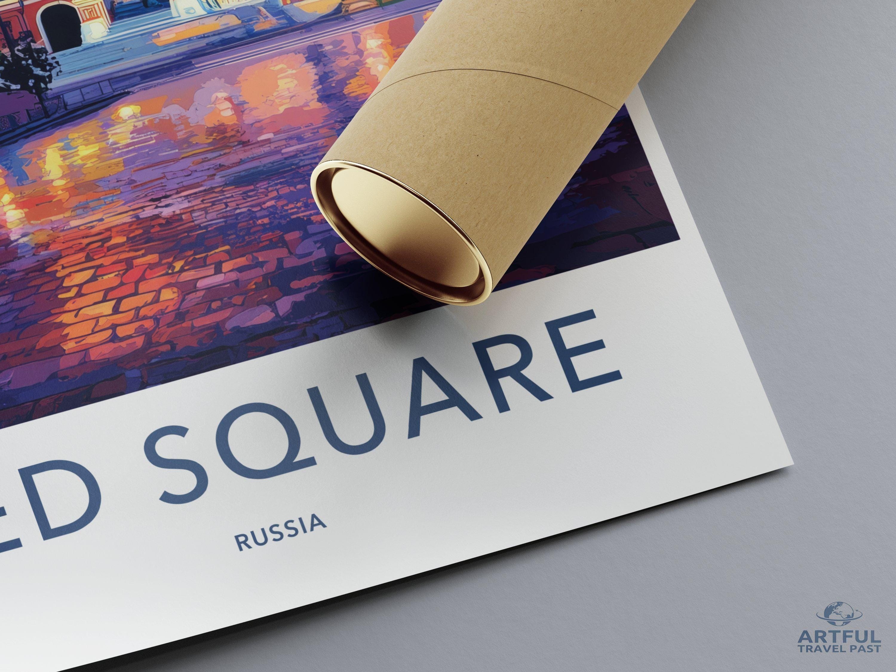 Red Square Moscow Poster - Russia Wall Art