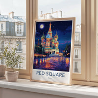 Red Square Moscow Poster - Russia Wall Art