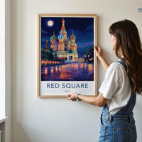 Red Square Moscow Poster - Russia Wall Art