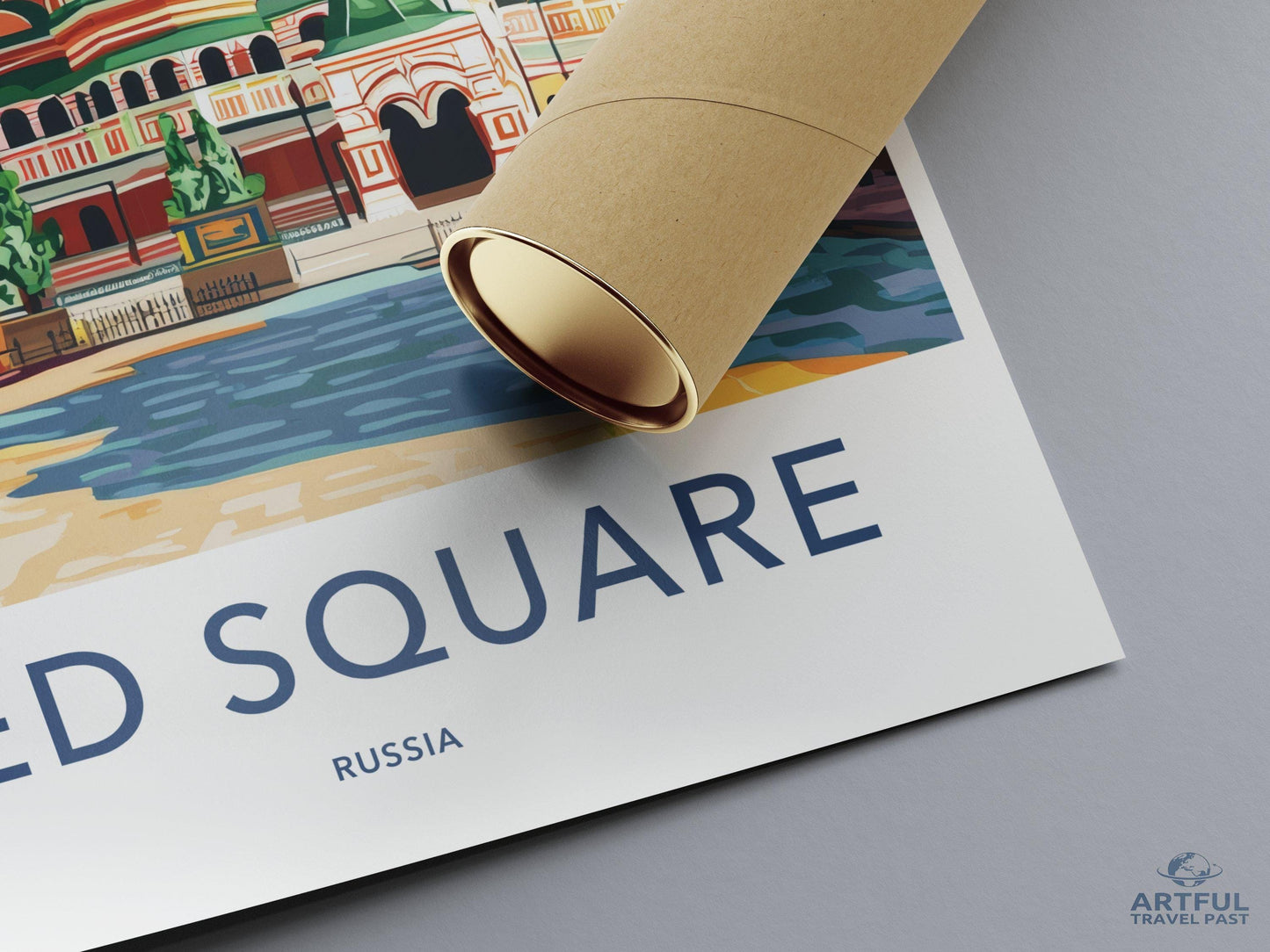 Red Square Poster | Moscow Wall Art | Russia Decor
