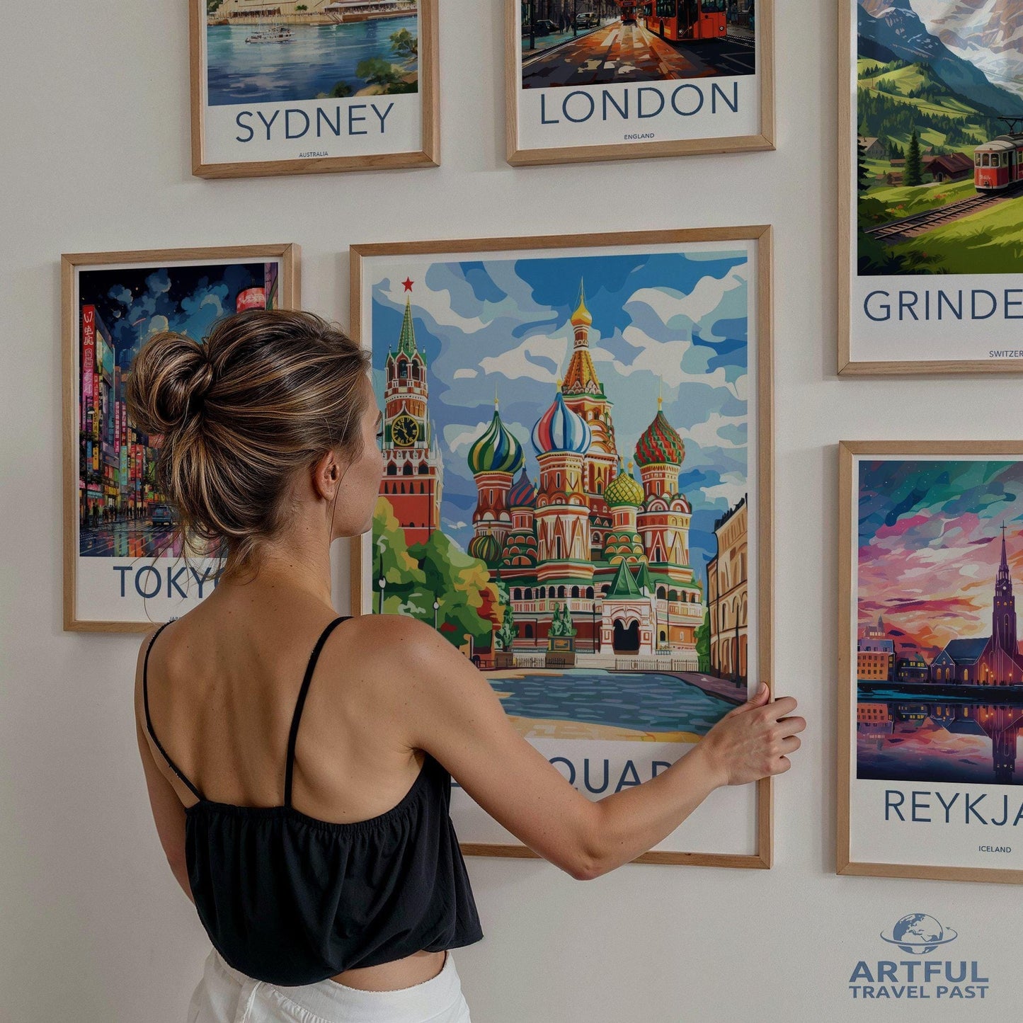 Red Square Poster | Moscow Wall Art | Russia Decor