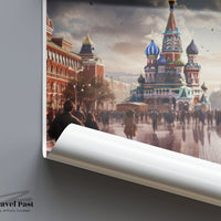 Red Square Poster - Russia Wall Art