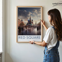 Red Square Poster - Russia Wall Art