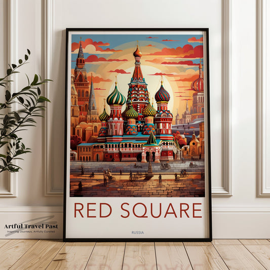 Red Square Poster - Russia Wall Art
