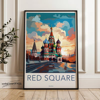 Red Square Poster - Russia Wall Art