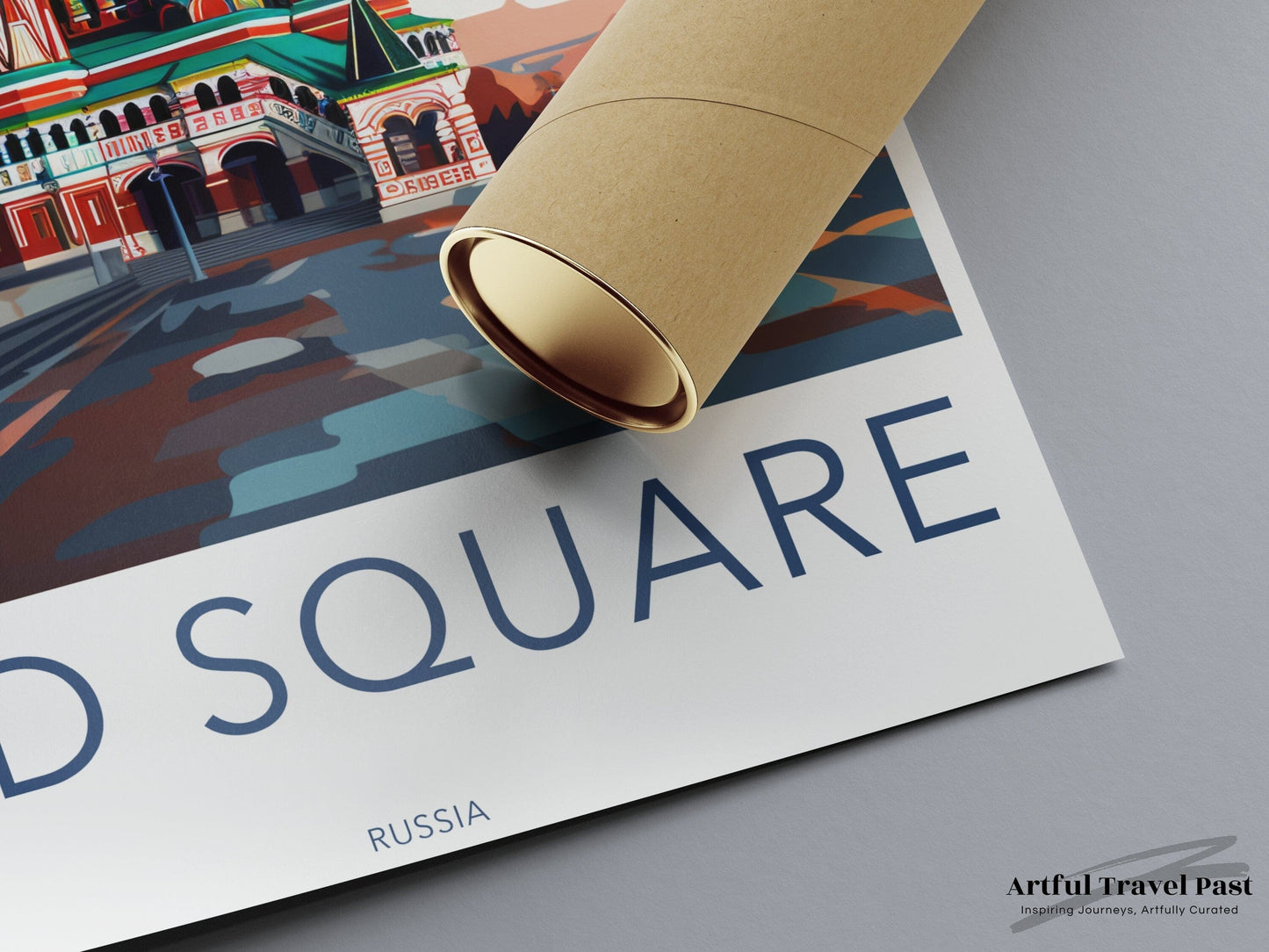 Red Square Poster | Russia Wall Art | Eastern Europe Artwork