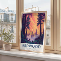 Redwood National Park Poster