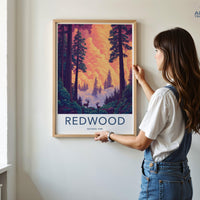 Redwood National Park Poster