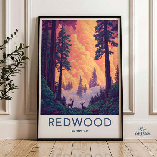 Redwood National Park Poster