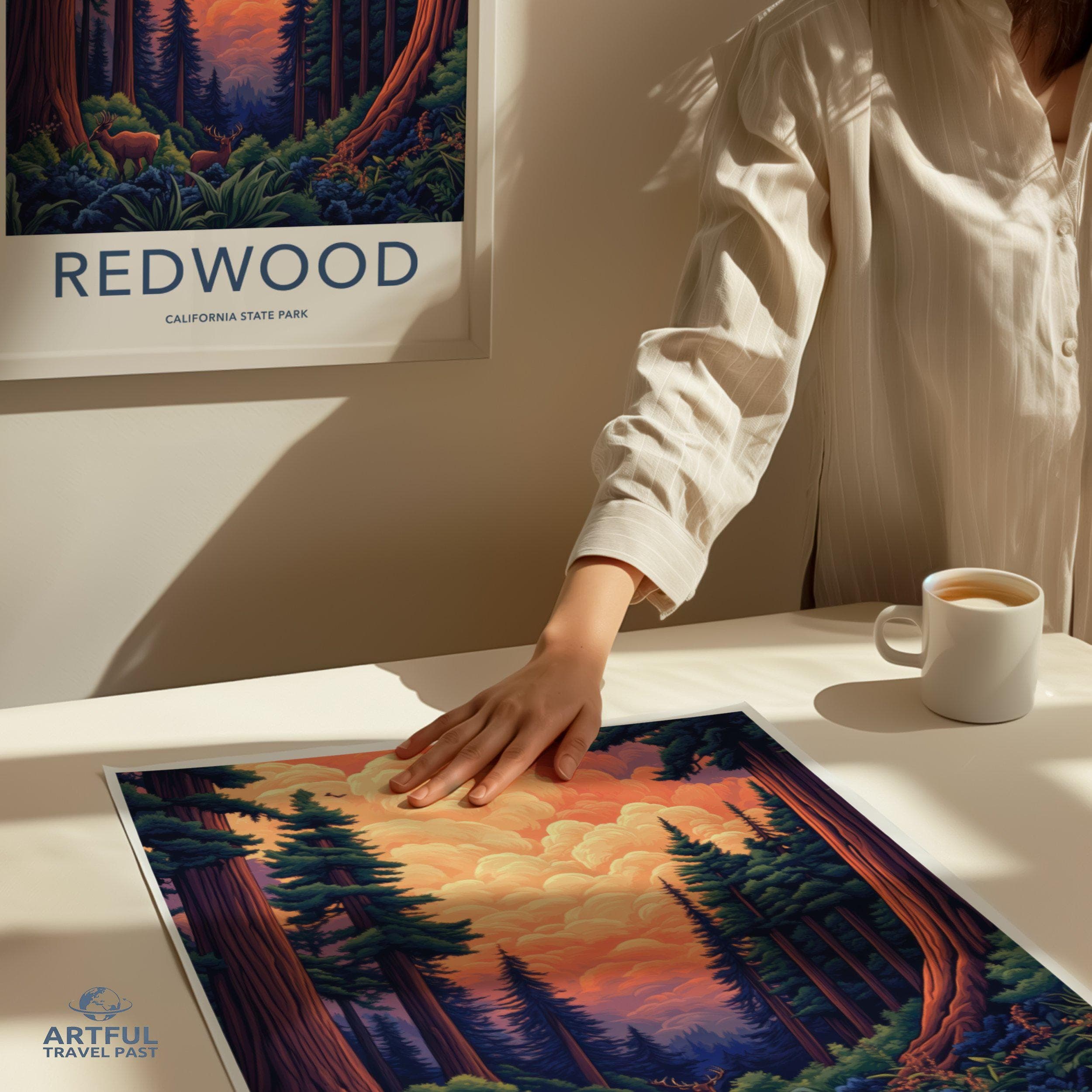 Redwood National Park Poster | California Wall Art