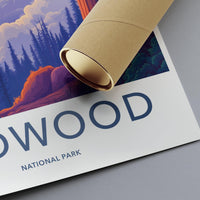 Redwood National Park Poster | California Wall Art