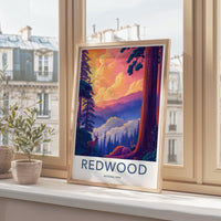 Redwood National Park Poster | California Wall Art