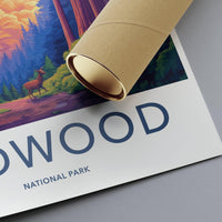 Redwood National Park Poster | California Wall Art