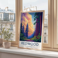Redwood National Park Poster | California Wall Art