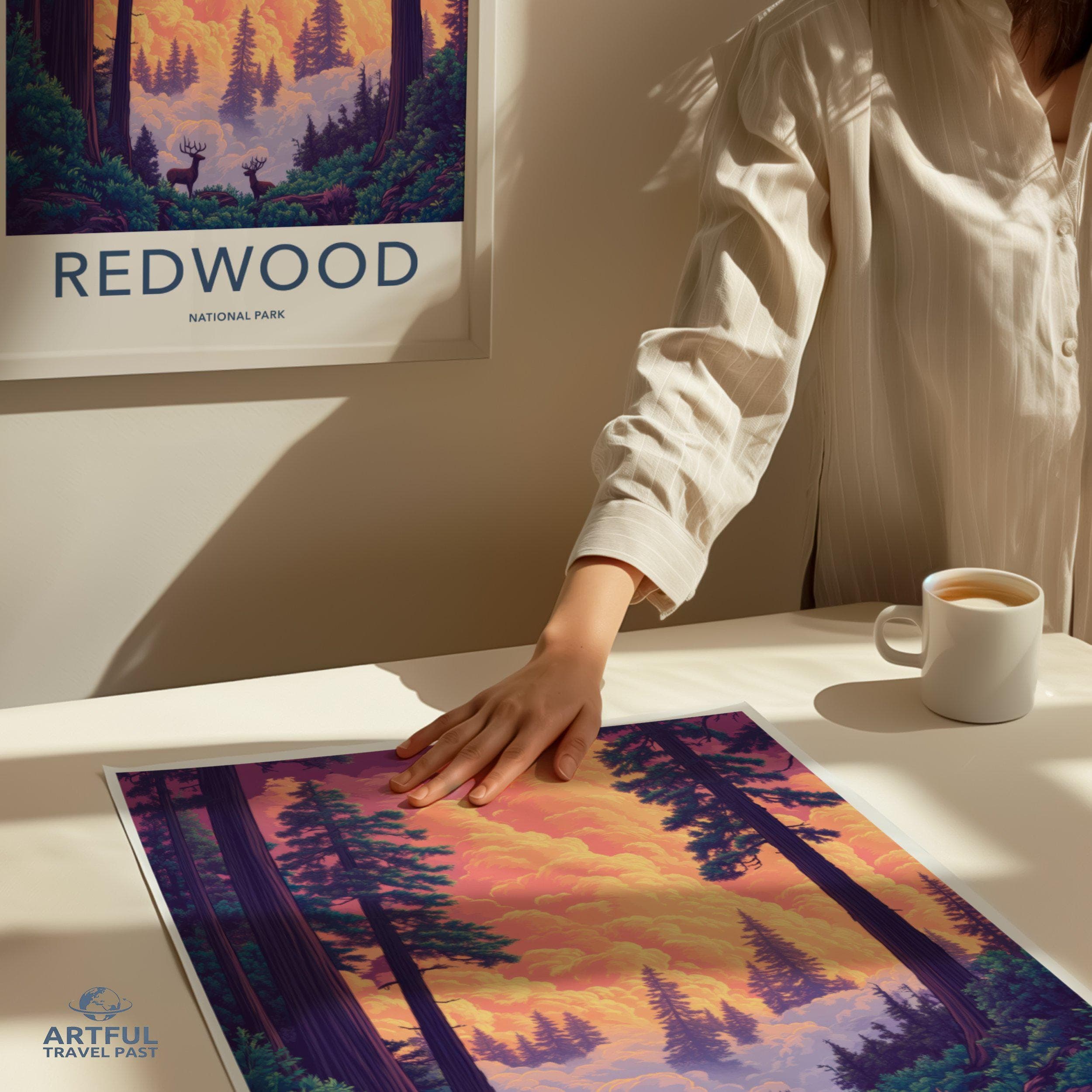 Redwood National Park Poster | California Wall Art