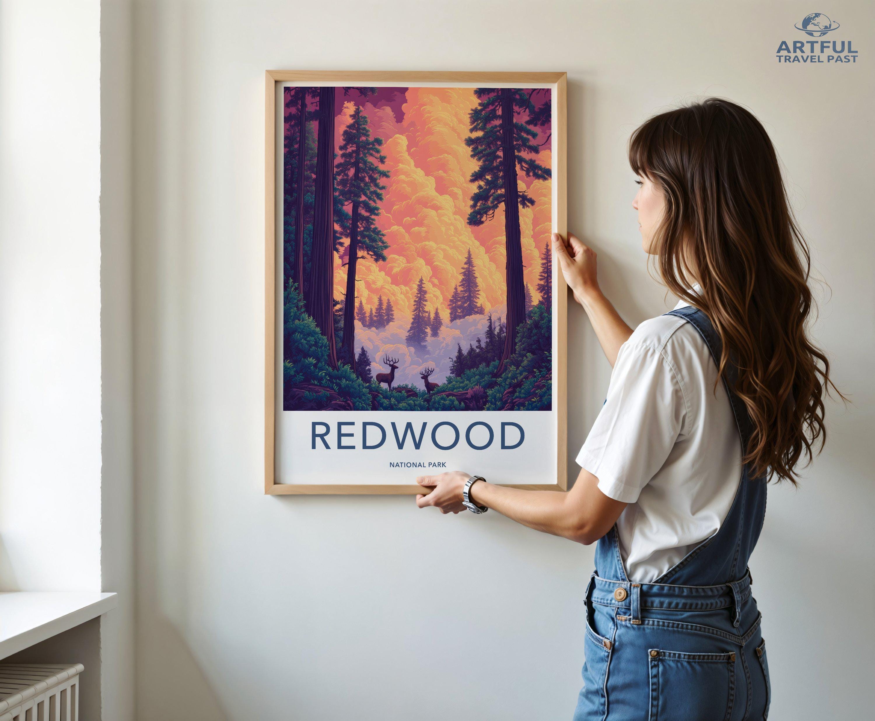 Redwood National Park Poster | California Wall Art