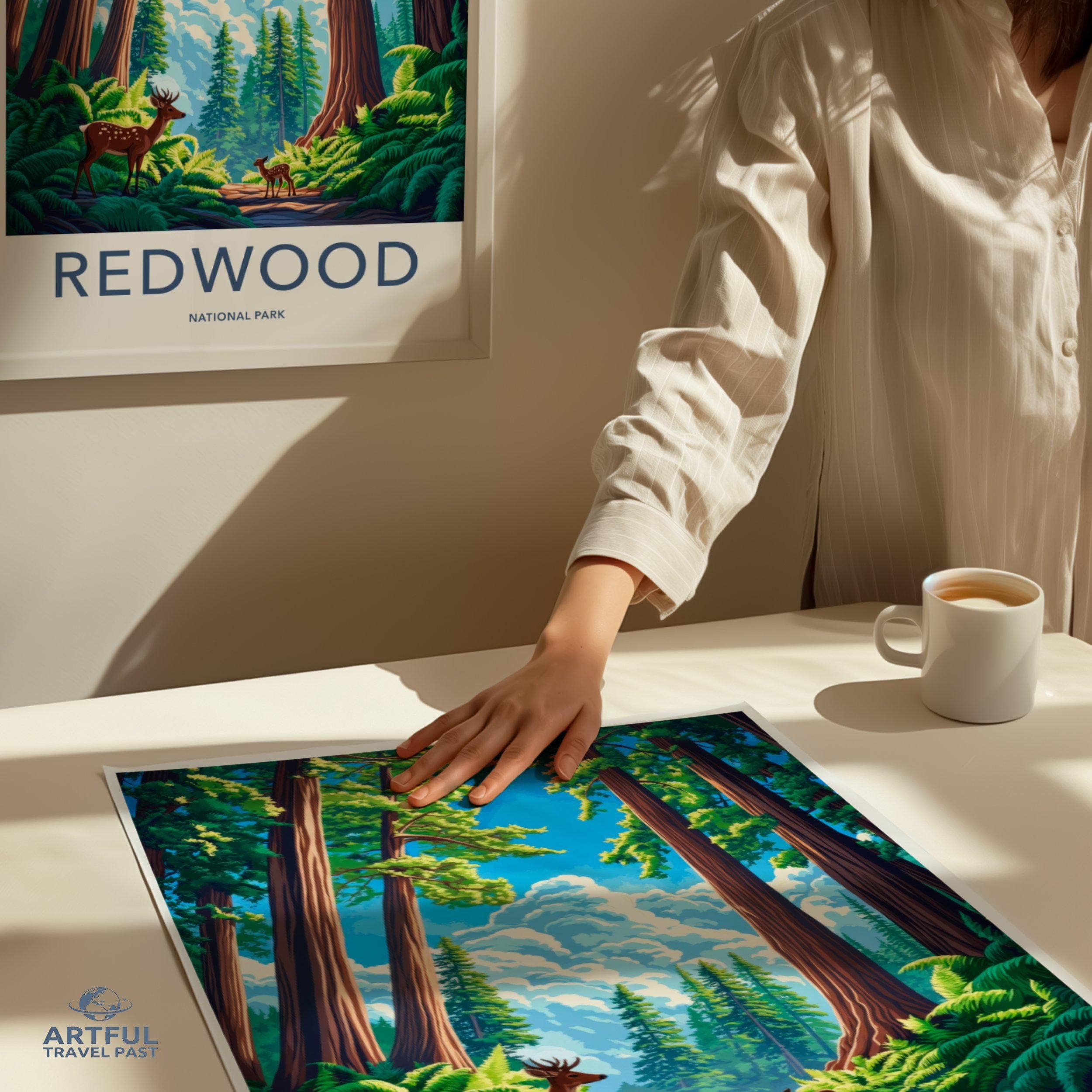 Redwood National Park Poster | California Wall Art