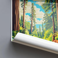 Redwood Park Poster - California Wall Art