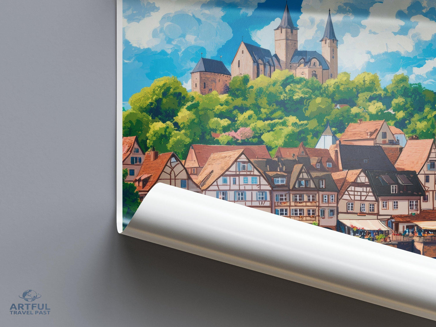 Reichsburg Castle Poster - Germany Wall Art