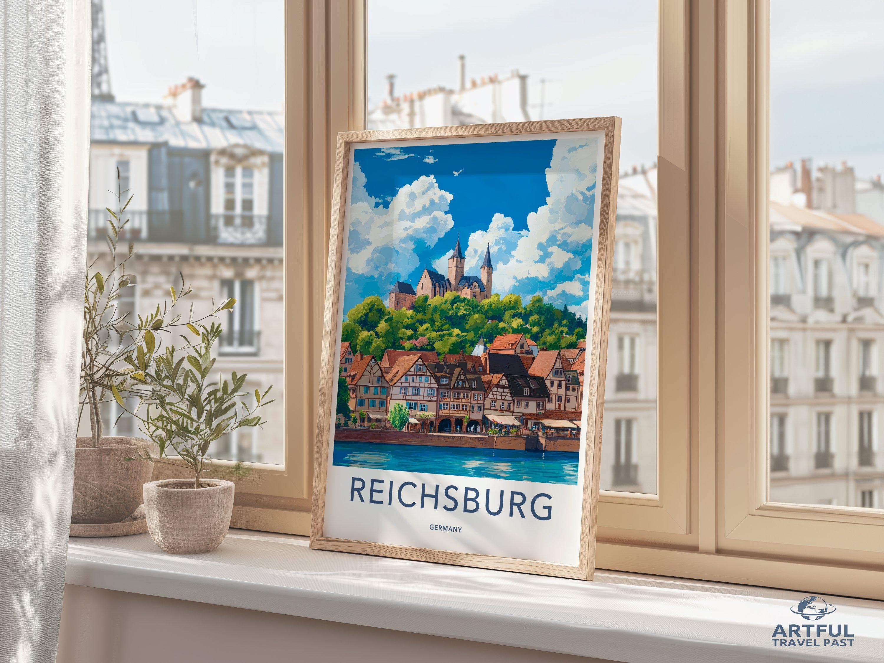 Reichsburg Castle Poster - Germany Wall Art