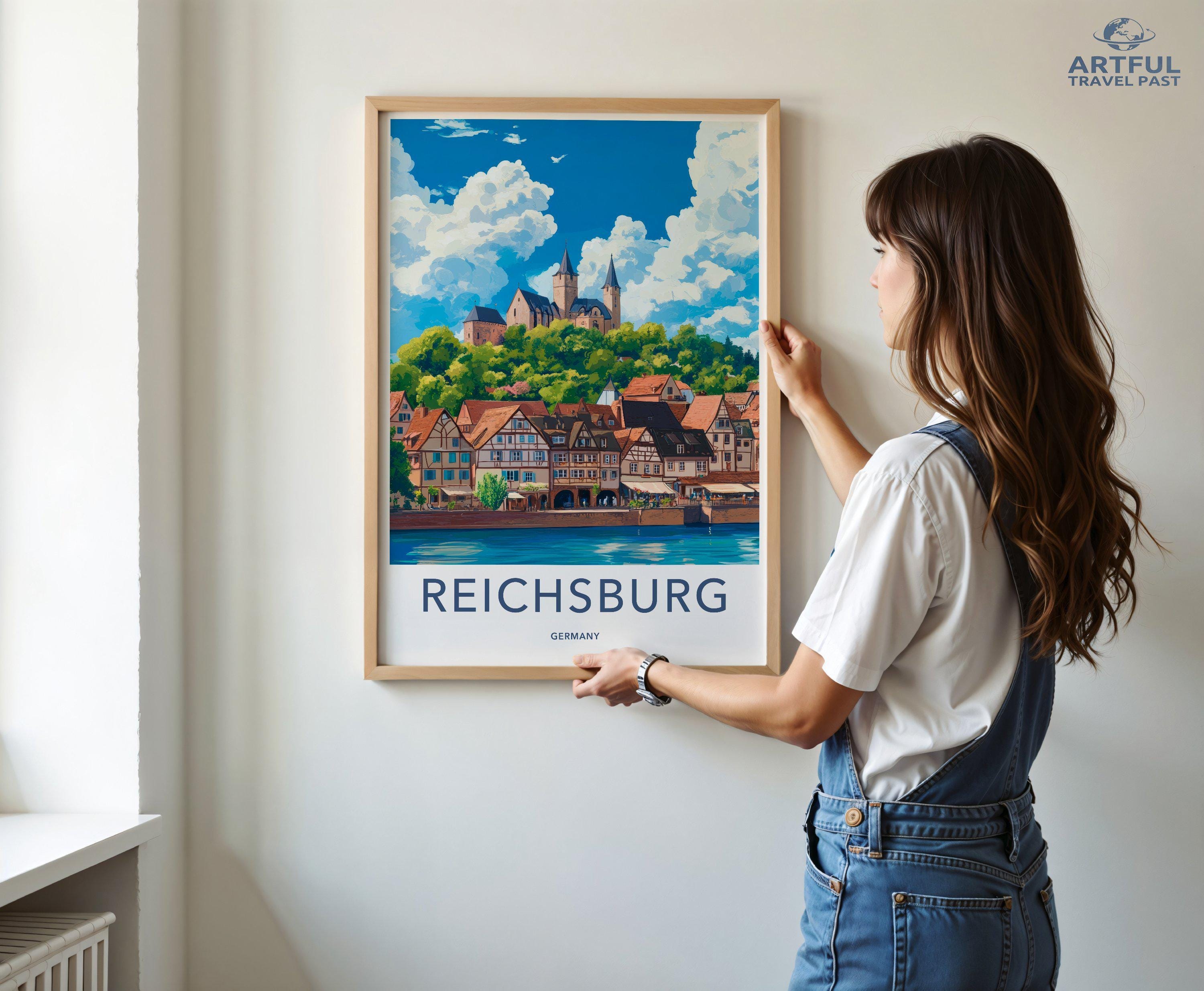 Reichsburg Castle Poster - Germany Wall Art
