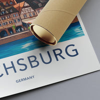 Reichsburg Castle Poster | Germany Wall Art | Europe Decor