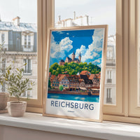 Reichsburg Castle Poster | Germany Wall Art | Europe Decor