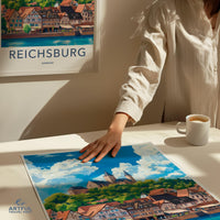Reichsburg Castle Poster | Germany Wall Art | Europe Decor