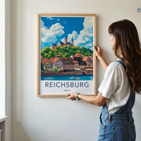 Reichsburg Castle Poster | Germany Wall Art | Europe Decor