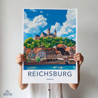 Reichsburg Castle Poster | Germany Wall Art | Europe Decor