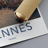 Rennes Poster - France Wall Art