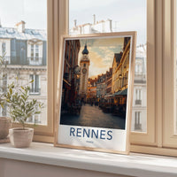Rennes Poster - France Wall Art