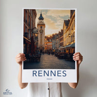 Rennes Poster - France Wall Art