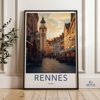 Rennes Poster - France Wall Art