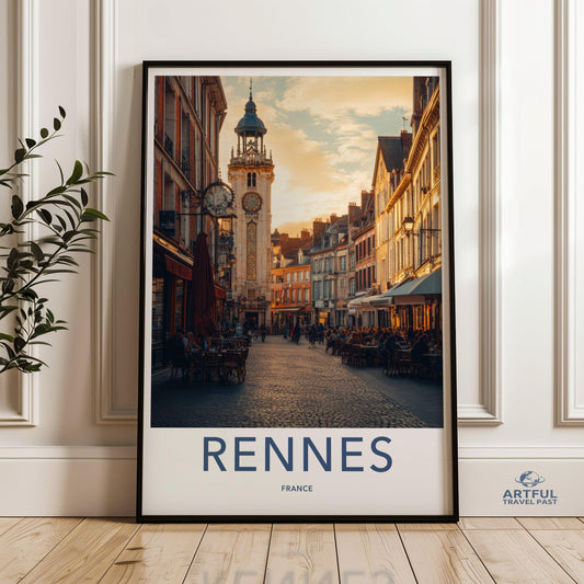 Rennes Poster - France Wall Art