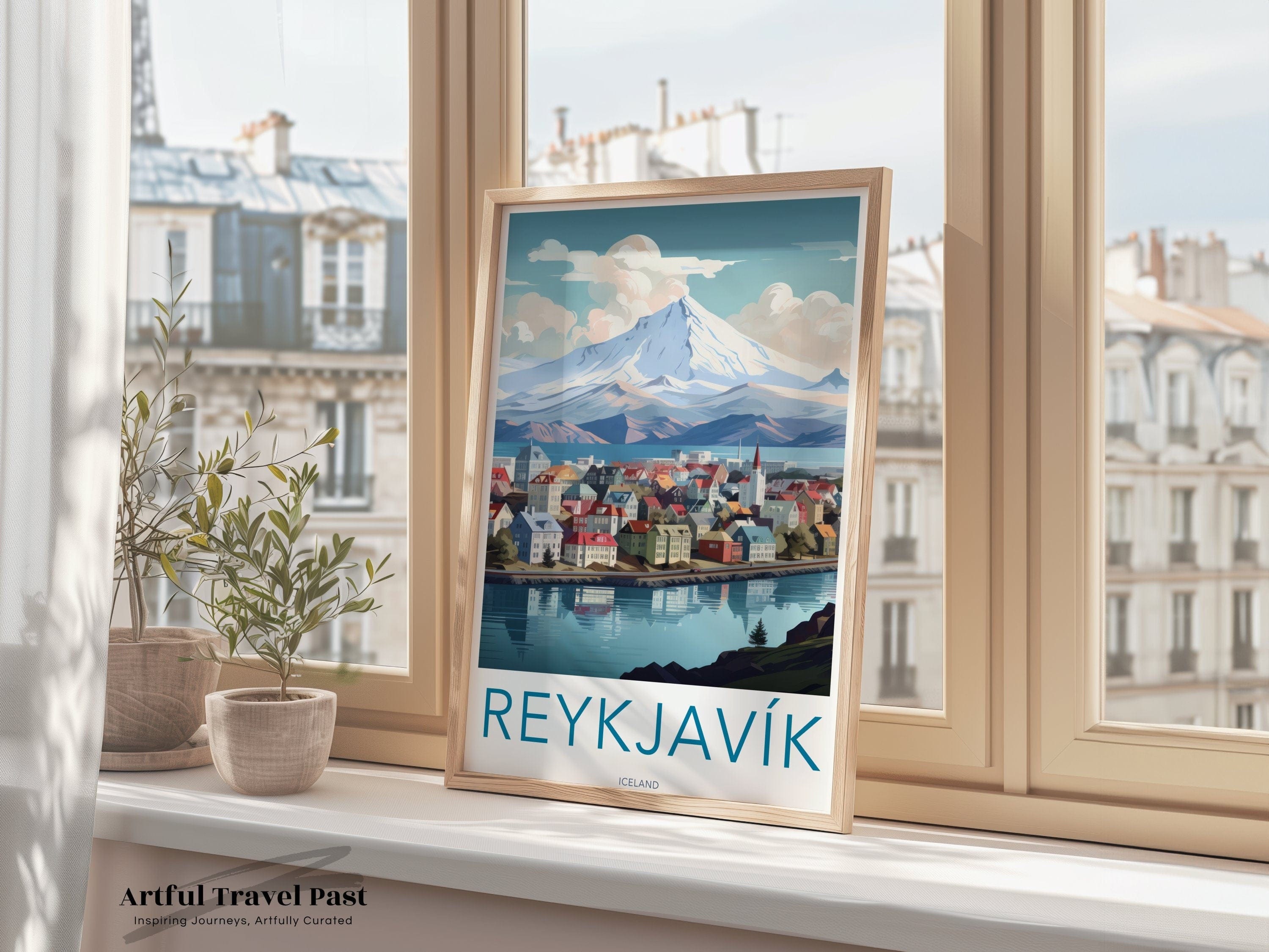 Reykjavik Poster - Iceland Wall Art