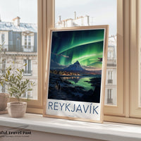Reykjavik Poster | Iceland Wall Art | Nordic Decor