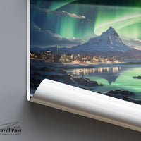 Reykjavik Poster | Iceland Wall Art | Nordic Decor