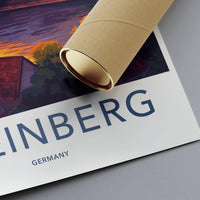 Rheinberg Poster | Germany Wall Art | Europe Decor