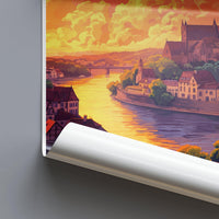 Rheinberg Poster | Germany Wall Art | Europe Decor