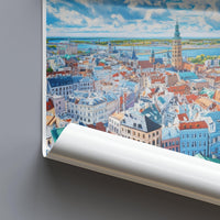 Riga Poster - Latvia Wall Art