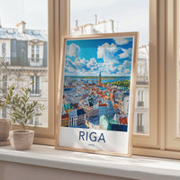 Riga Poster - Latvia Wall Art